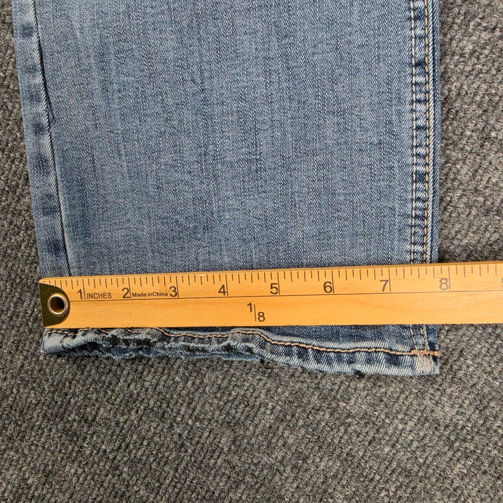 Silver Elyse Slim Boot Jeans Women's 31 Mid Rise Med Wash Denim Stretch Blue - Picture 7 of 8